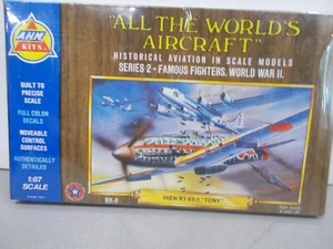 1:87 SCALE ~ AHM # SK-8 ~ HIEN K1-61-1 "TONY" AIRPLANE KIT~SEALED~HO SCALE~LOT C - Picture 1 of 6