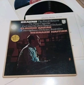 Made In Italy - Johannes Brahms (Box 2 LPs) - "The Piano Concertos" - EX - Picture 1 of 12