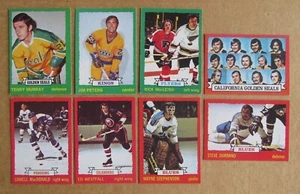 1973-74 OPC O-PEE-CHEE WHITE BACKS CARD SINGLES COMPLETE YOUR SET UPDATED 8/19 - Picture 1 of 359