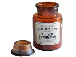 NEW Paddywax Apothecary Candle 8oz Vetiver & Cardamom - Picture 1 of 2