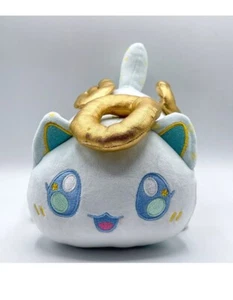 Aphmau MeeMeows Angel Cat Plush White Gold Halo Wings Stuffed Animal LARGE 10in - Picture 1 of 5