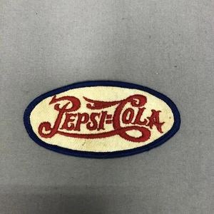 VINTAGE 1940'S RARE PEPSI COLA DOUBLE DOT UNIFORM PATCH 4" X 2” - Picture 1 of 5