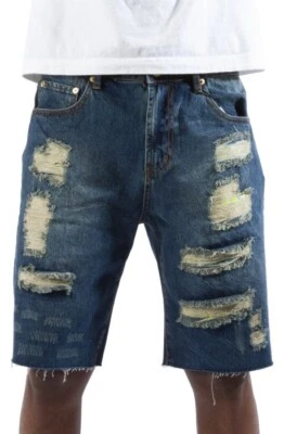 LIFTED RESEARCH GROUP LRG L R G [L1JNMBSXX-DE14] COSMIC DENIM SHORTS - Image 1 of 4