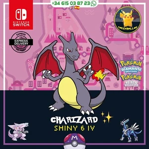 ✨ CHARIZARD SHINY 6 iv´s ✨ | pokemon diamante brillante 💎 /perla reluciente 🔮 - Picture 1 of 3