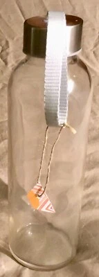 Nueva botella de agua de vidrio / sin BPA / contenedor refrescante apto para lavavajillas para H2O Foto 1 de 4