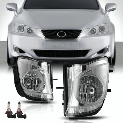 Par de luces antiniebla delanteras con lente transparente LEXUS IS250 IS350 2006-2010 Foto 1 de 4