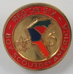 Boy Scouts Of America Region Six Neckerchief Slide [C-1663] - Picture 1 of 1