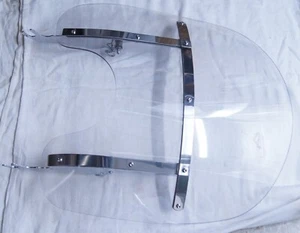 Harley Davidson Motorcycle Detachable Clear Windshield Genuine Windscreen 031209 - Picture 1 of 6