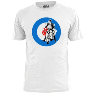 Camiseta para hombre Jimmy Scooter Target v2 Weller Jam Quadrophenia Scooter - Imagen 1 de 2