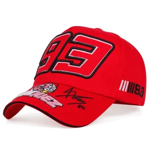 Moto Gp Marquez 93 Racing Caps Cappello Sportivo Motociclismo in Cotone Unisex - Foto 1 di 2
