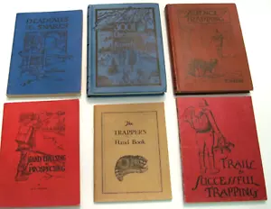 Lot of 6 Vintage Animal TRAPPING BOOKS - 3001 Questions - Harding, Lynch, Kreps - Picture 1 of 12