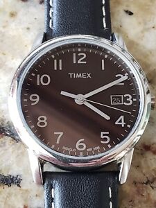 Mens Timex Easy Read Watch. Fresh battery, and crystal, New 18mm strap!