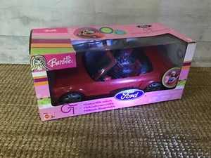 Ford Mustang GT Barbie mit OVP ( Big Jim )Rotes Auto Mattel… NEU - Bild 1 von 11