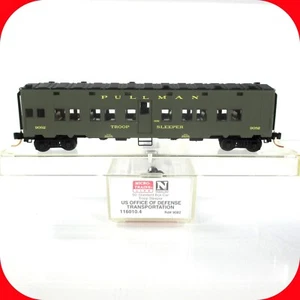 N Scale WWII US OFFICE of DEFENSE 50' Troop Sleeper #9082 -MICRO TRAINS 116010.4 - Picture 1 of 5