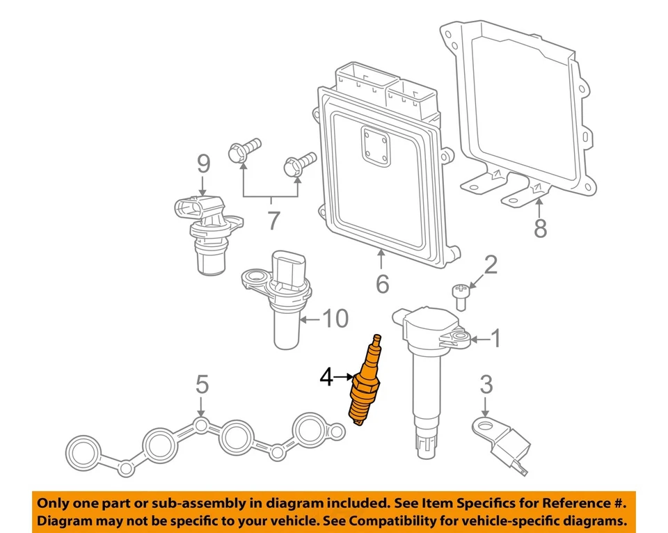 Bujía de encendido CHRYSLER OEM SP0ZFR5F11 Foto 1 de 2