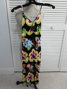 Flowers by Zoe sleeveless Hawaiian girls sz Small pre-owned from Nordstrom Cute! - Picture 1 of 5