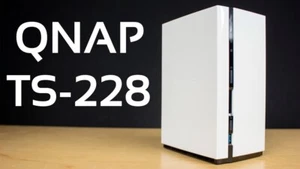 NAS QNAP TS-228 1GB DDR3 2x 1TB WD RED HDD LAN 1Gb USB 3.2-2.0 Pronto all'uso - Zdjęcie 1 z 10
