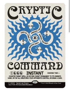 🌟 Cryptic Command FOIL Secret Lair Promo Bonus MTG 🌟 - Picture 1 of 1