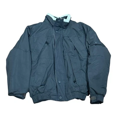 Chaqueta Fahrenheit Para Hombre Gris Medio Aislada Puffer Bomber Acolchada Forrada Invierno Foto 1 de 4