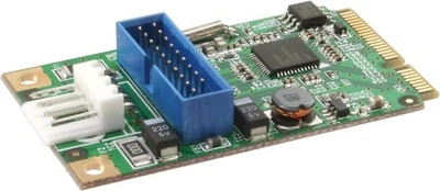 InLine Schede PCI-Express Mini 2.0 con 2 porte USB 3.0 Host Controller Super-Spe - Immagine 1 di 4