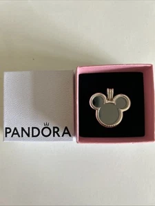 Genuino Pandora 🌟 Medallón Flotante Cabeza de Mickey Disney - Sin Collar - Imagen 1 de 17