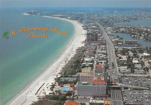 St. Petersburg Florida 6x4 Postkarte Strand in Floridas westlicher Zentralküste - Bild 1 von 4