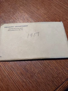 1957 PROOF SET envelope still sealed. Original as issued by US Mint - Picture 1 of 1