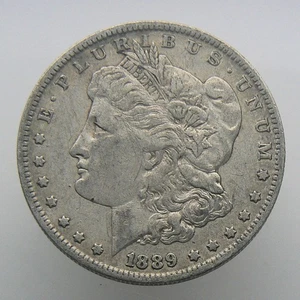 Moneda de 1 dólar Morgan de plata de Estados Unidos 1889-O 90 % plata - Imagen 1 de 2