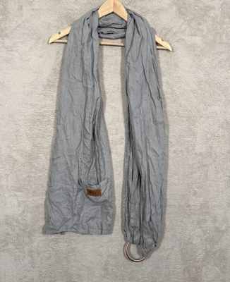 Kyte Baby 100% 亚麻戒指吊带灰色婴儿包裹式背带口袋 — 第 1/3 张图片