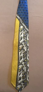 Electric Neckwear Classic Geometric Design Silk Men’s Tie Colorful Eclectic - Picture 1 of 1