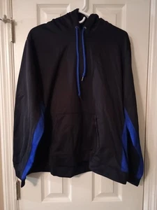 Sport-Tek Black and Blue Pullover Hooded Hoodie ladies size XXL - Picture 1 of 4