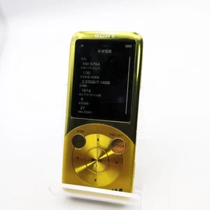 Reproductor multimedia digital Sony Walkman NW-S754 MP3 MPEG-4 memoria 8 GB dorado usado - Imagen 1 de 7