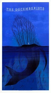 The Decemberists 2007 Cambridge UK Daniel Danger Poster 173/200 - Picture 1 of 1
