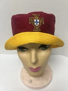 PORTUGAL Flagge Bucket Sun Futebol Fußball Hut Templer Kreuz mit Schild wendbar - Bild 1 von 8