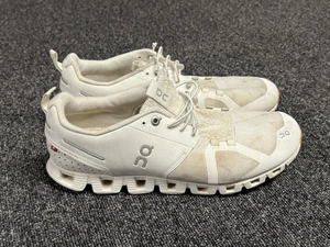 On Cloud 5 Terry Mens Size 8 White Athletic Running Walking Shoes Sneakers - Picture 1 of 5
