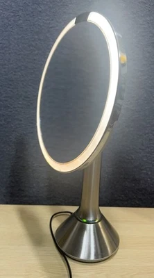 simplehuman ST3026 8-inch, sensor-activated lighted mirror w/5x magnification - Image 1 of 4