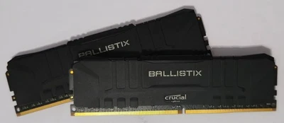 Memoria Crucial Ballistix 16 GB (2 x 8 GB) DDR4-3000 CL15-16-16-35 (BL8G30C15U4B) Foto 1 de 2