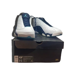 Pre-Owned Authentic Air Jordan 13 Retro Low "Hornets" Men Size 13 1/2 - Picture 1 of 6