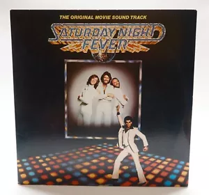 Vintage Saturday Night Fever Movie Soundtrack Motion Picture LP Record Vinyl - Foto 1 di 9