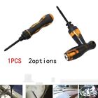 Adjustable Length Magnetic Slotted Screwdriver Set with Ratchet Wrench