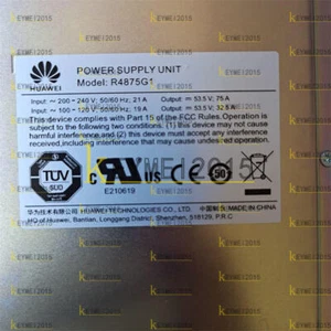 1PC NOWY HUAWEI R4875G1 moduł prostownika mocy - Zdjęcie 1 z 1