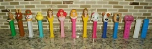 LOT PEZ DISPENSERS DISNEY PRINCESS BELLE ARIEL AURORA HOLIDAY COLLECTIBLES GIFT - Picture 1 of 8