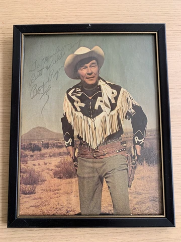 Roy Rogers Signed Autographed Photo Personalized Framed Wow Cover