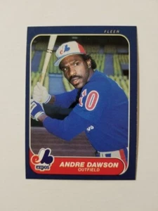 ANDRE DAWSON 1986 FLEER BASEBALL CARD #246 MONTREAL EXPOS - Picture 1 of 2
