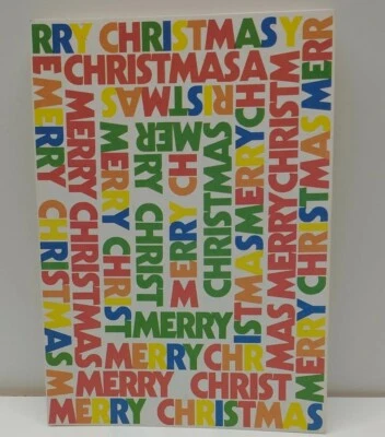 Vintage 70s Recycled Paper Products Christmas Cards Envelop Joel Pilcher Set 24  - Image 1 of 4