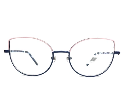 Prodesign Denmark Eyeglasses Frames 5168 c.9111 Pink Navy Blue Cat Eye 47-18-135 - Image 1 of 4