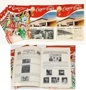 Boletines informativos de The Crown Crier Houston Coca Cola Bottling Company 9 números 1975-1977 - Imagen 1 de 18