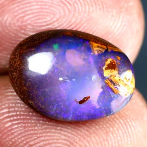 4.60 ct  Fancy Cabochon (15 x 10 mm) Multi Color Australian Koroit Boulder Opal - Picture 1 of 1
