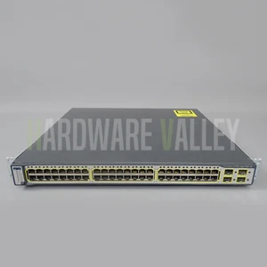 CISCO WS-C3750G-48PS-S Catalyst 3750 48 10/100/1000T PoE + 4 SFP + IPB Image - Afbeelding 1 van 5