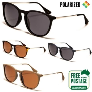 Polarized Sunglasses Mens / Womens -Round Retro / Vintage Frame - Polarised Lens - Picture 1 of 5